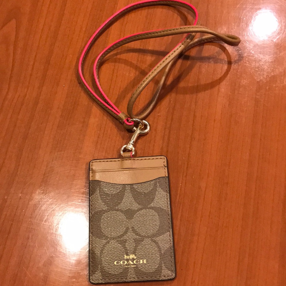 Coach ID Lanyard Wallet